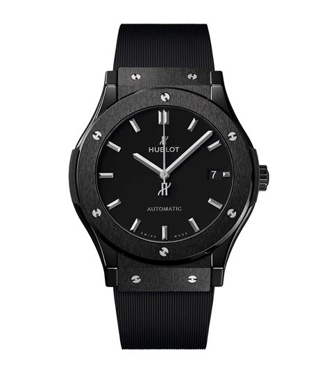 all black ceramic classic fusion chronograph hublot watch|hublot classic fusion original.